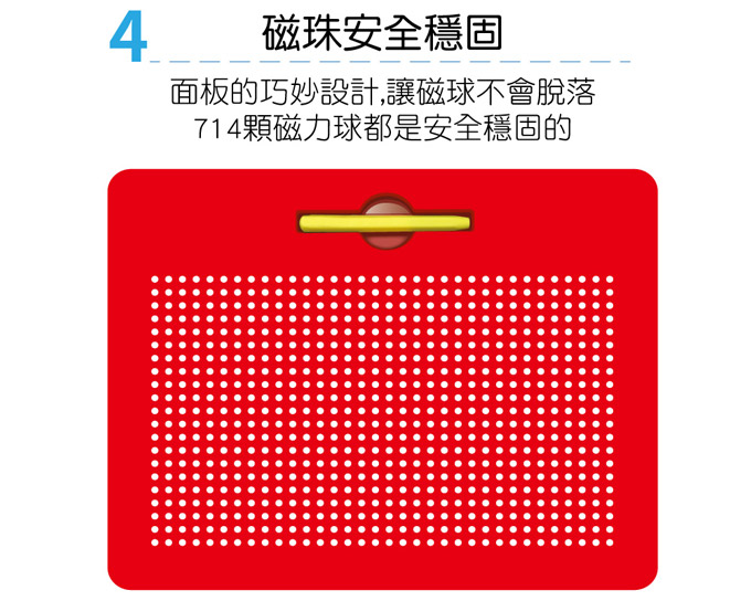 FOOD超人磁力珠創意寫畫板